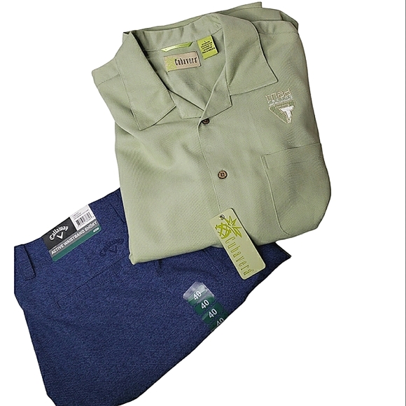 Cubavera Cuban Style Triad Racing Development Logo Rayon Blend NWT Large - Picture 4 of 16